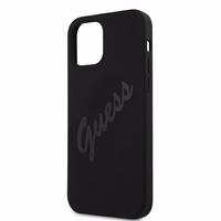 Guess GUHCP12LLSVSBK iPhone 12 Pro Max 6.7" must/must kõvakott Script Vintage