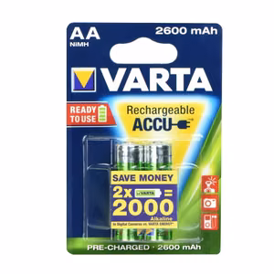 VARTA rechargeable battery R6 (AA) 2600 mAh proffesional ready 2 pcs
