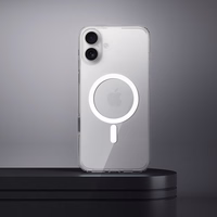 CLEAR Ümbris 2 mm jaoks IPHONE 16 Plus compatible koos MagSafe (camera protection) läbipaistev