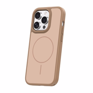 Frame Thin Mag ümbris for iPhone 15 Pro 6,1" pruun