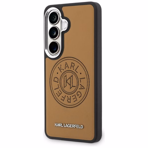 Karl Lagerfeld ümbris Perforated KL MagSafe Samsung Galaxy S26 pruun