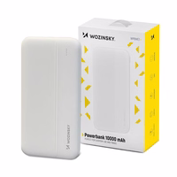 Wozinsky Powerbank Li-Po 10000mAh 2 x USB valge (WPBWE1)