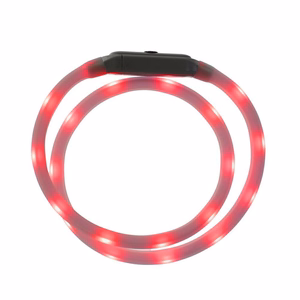Silikoonist LED lemmiklooma kaelarihm LLFG24034