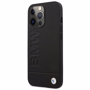 Etui BMW BMHMP14LSLLBK iPhone 14 Pro 6,1" czarny/must hardcase Signature Logo Imprint Magsafe
