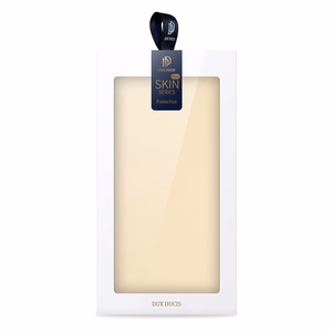 Dux Ducis Skin Pro Case for Samsung Galaxy S23+ Flip Card Wallet Stand Gold