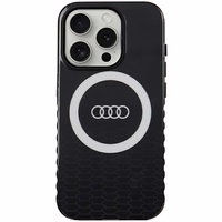 Audi IML Big Logo MagSafe ümbris jaoks iPhone 15 Pro - must