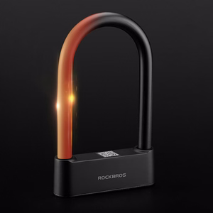 Rockbros 32210818001 SMART rattalukk sõrmejäljelugeja ja Bluetooth ühendusega - must