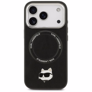 KARL LAGERFELD ümbris jaoks IPHONE 17 Pro Max compatible with MagSafe KLHMP17XPSMLRCHK (PU Choupette Pin) must