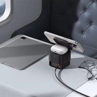 Juhtmevaba laadija Baseus "MagPro 2in1" must 20W (iPhone / Apple Watch)