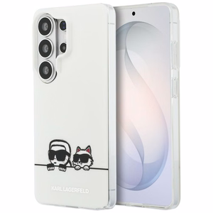 Karl Lagerfeld чехол IML Peekaboo Karl&Choupette MagSafe Samsung Galaxy S26 Ultra прозрачный