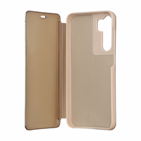Fold Mirror View Case for Samsung Galaxy A14 4G / A14 5G kuldne