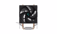 DeepCool AG200 Processor Air cooler 9.2 cm Aluminium, must 1 pc(s)