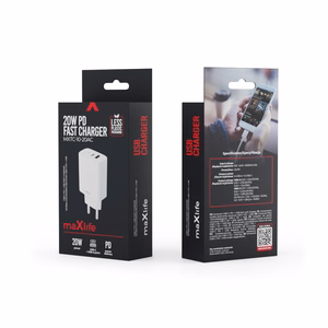 Maxlife MXTC-10-20AC PD QC laadija 1x USB-C 1x USB 20W valge