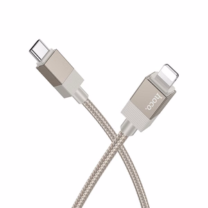 Kaabel USB C to Lightning Hoco PD 27W 1 m X110 kuldne