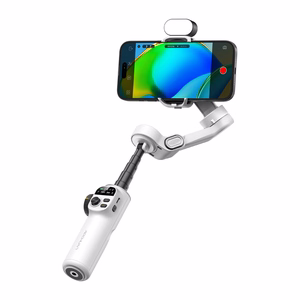 AOCHUAN X2 stabilisaator RGB valgustusega (valge)