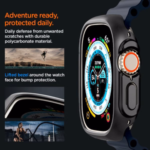 Spigen Thin Fit чехол для Apple Watch Ultra (49mm) - чёрный