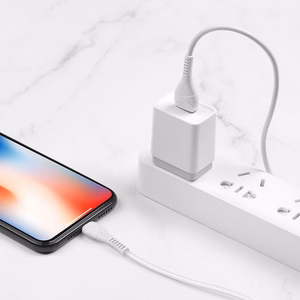 USB cable Hoco X37 Cool Power Lightning 1.0m white
