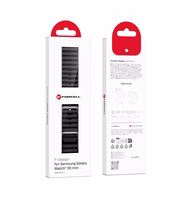 Strap to Samsung Galaxy Watch Forcell Forcell F-Design FS01 Silikoon holes 20 mm must