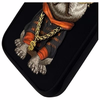 Nimmy Glasses Cool Dog Ümbris jaoks iPhone 16 Pro Max - Must