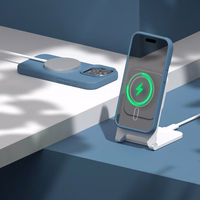 Etteri Silicone Mag ümbris iPhone 15 Pro 6,1" tumesinine