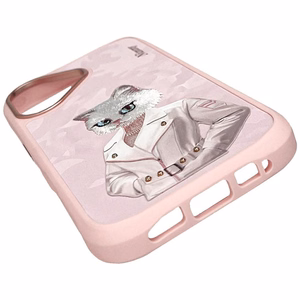 Nimmy Magnetic fashion cute pet MagSafe ümbris jaoks iPhone 16 - roosa