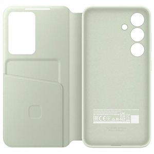 Samsung Smart View Wallet Ümbris jaoks Samsung Galaxy S24 Plus light roheline