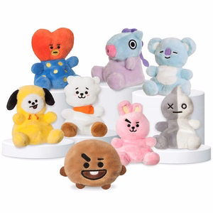 Line Friends BT21 TATA Palm Pals plüüsist maskott, 13 cm
