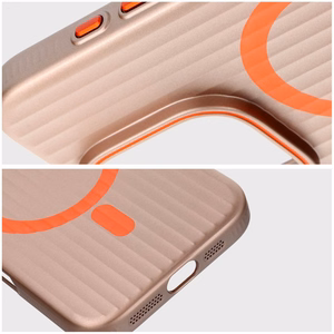 Ümbris SIMPLY compatible with MagSafe jaoks IPHONE 15 Pro titanium desert