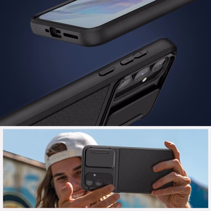 Tech-Protect Velar Cam+ Ümbris jaoks Samsung Galaxy A55 5G - must