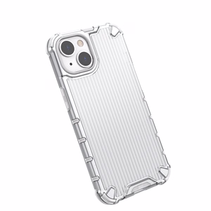 Ombre Protect Case для iPhone 13 розово-синий бронированный чехол