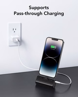 Powerbank Veger PlugOn (W0558P) PD QC3.0 2,4A 20W 5000 mAh with a built-in connector Lightning must