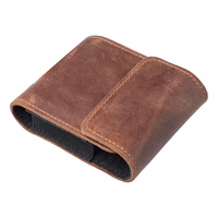 ROYAL Crazy Horse universal horizontal leather belt holster size V jaoks SAMSUNG FLIP 1 / 2 / 3 / 4 / HUAWEI P50 Pocket / MOTOROLA RAZR 5G brown