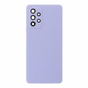 Задняя крышка Samsung A52 4G / A52 5G / A52S 5G A525 / A526 / A528 фиолетовая (со стеклом камеры) OEM