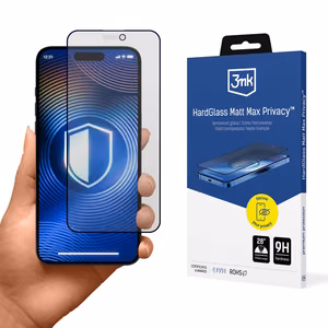 Karastatud klaas 3mk Hardglass Matt Max Privacy jaoks Apple iPhone 14 Pro
