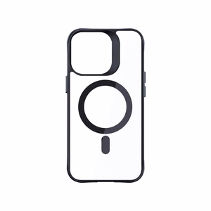 3mk Satin Armor MagCase with MagSafe jaoks iPhone 16 Pro - Clear with must Frame