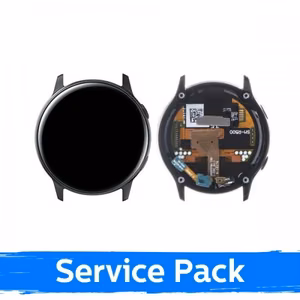 LCD ekraan ühilduv Samsung Watch Active 40mm raamiga / must / (Service Pack)