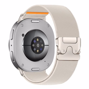 Tech-Protect Nylon Clasp rihm mudelile Samsung Galaxy Watch 40/44/46 mm – beež