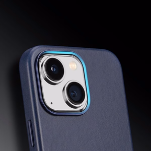 Dux Ducis Napoli ümbris iPhone 14 Plus'ile magnetiline nahkümbris MagSafe sinine