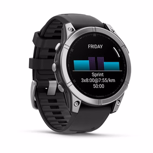 Nutikell Garmin Fenix E Steel must