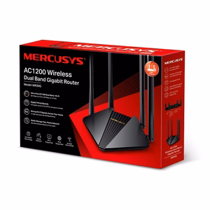 Mercusys MR30G juhtmevaba ruuter Gigabit Ethernet kahesageduslik (2.4 GHz / 5 GHz) must
