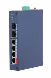 Коммутатор Dahua CHS4206-4ET-90 Управляемый L2 Настольный 4xRJ-45 портов Fast Ethernet (10/100) 4xFast Ethernet портов PoE бюджет 90 W