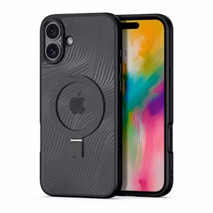 Telefoni ümbris Dux Ducis Aimo Mag Stand Apple iPhone 16 Plus must