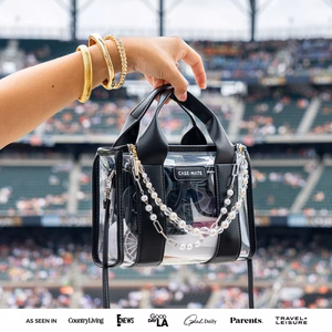 Case-Mate Micro Tote Bag vett hülgav õlakott, Midnight Black / Clear