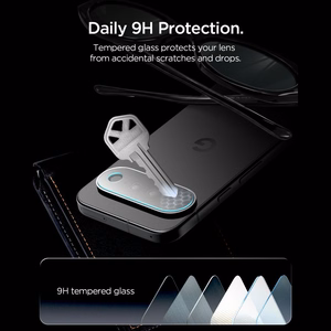 Spigen Optik Pro HD 2 karastatud klaasist kaamera objektiivikaitse komplekt mudelile Google Pixel 11