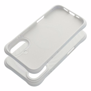 Silicone Zephyr Mag Cover ümbris iPhone 16-le, ühildub MagSafe'iga, valge