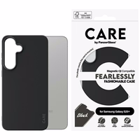 CARE by PanzerGlass Fashion QI Ümbris jaoks Samsung Galaxy S25+ - Must