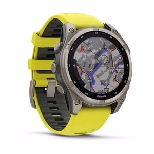 Nutikell Garmin Fenix 8 Sapphire Solar kollane