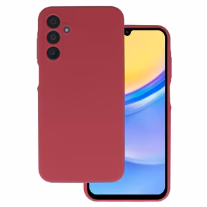 Silicone Lite Ümbris jaoks Samsung Galaxy A15 4G/5G burgundia