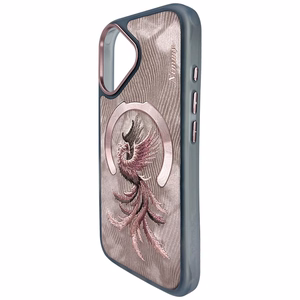 Nimmy Magnetic Fantasy Animal MagSafe iPhone 16 Case - Rose Gold