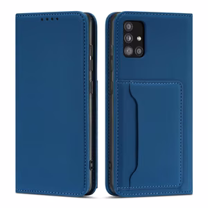Magnetkaardi ümbris Xiaomi Redmi Note 11 Pro kott Kaardi rahakoti kaardi hoidja Sinine